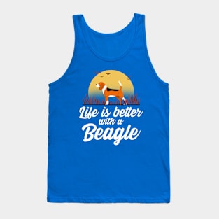 Life Is Better With A Beagle Tank Top